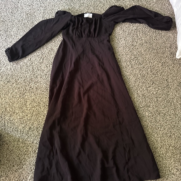 Elegant Black Long Sleeve Dress - Picture 1 of 1